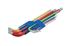 Colour Coded Hex Key Set - Ball End 9pc - RX2402 - Laser - 1